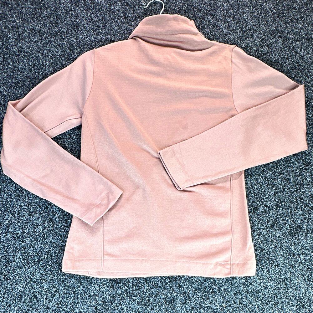 New Mix Women's Pink Solid Knit Turtleneck Long Sleeve Stretch Top One Size